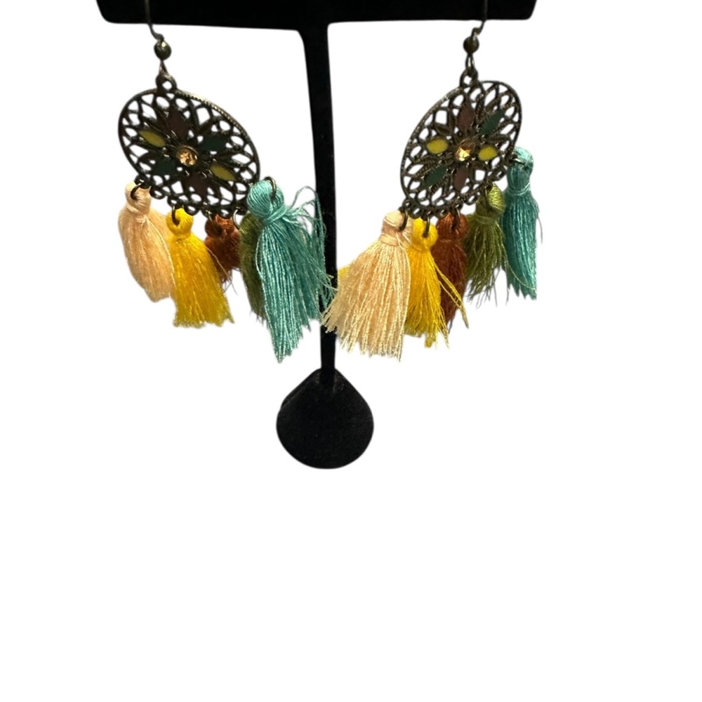 Bohemian Tassel Earrings.  BL/Jewelry